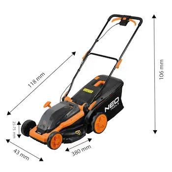 Neo Tools aku kosilica za travu Energy+ 36V 04-640-7