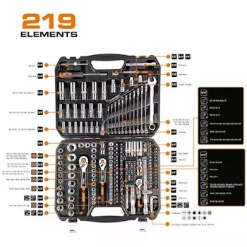 Neo Tools nasadni ključevi 1/2