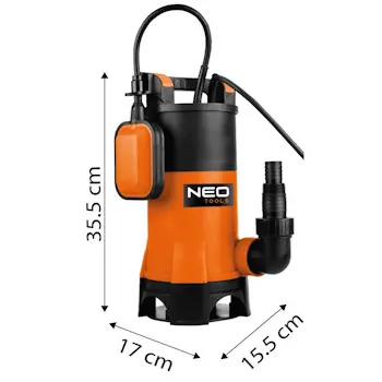 Neo Tools potapajuća pumpa za prljavu vodu 900W 16.000l/h 04-746-7