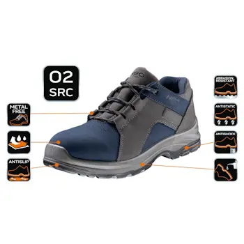 Neo Tools radne cipele nubuk koža O2 SRC 82-740-xx-1