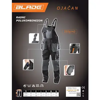 Neo Tools radni polukombinezon BWBP-01 Neo Tools radni polukombinezon BWBP-01