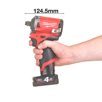 Milwaukee akumulatorski udarni odvijač 339Nm 1/2” 12V M12 FIWF12-0 Milwaukee akumulatorski udarni odvijač 339Nm 1/2” 12V M12 FIWF12-0