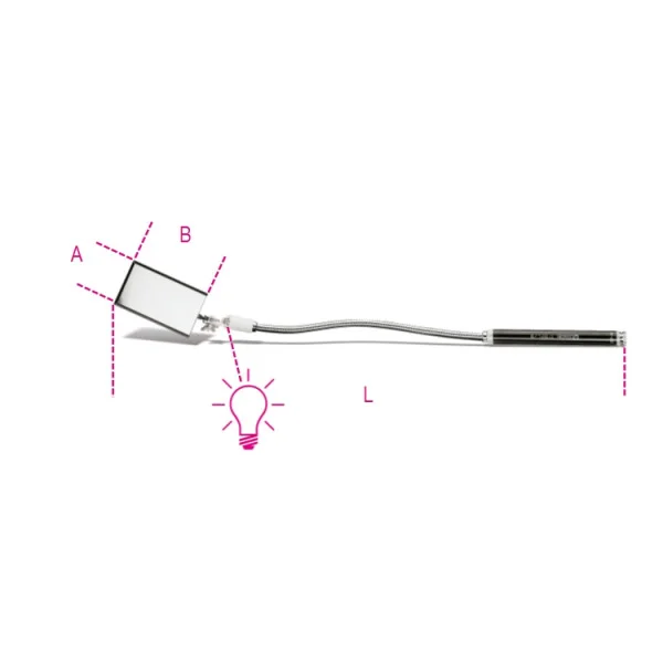 Beta inspecijsko fleksibilno ogledalo sa LED svetlom 1715FL/B Beta inspecijsko fleksibilno ogledalo sa LED svetlom 1715FL/B