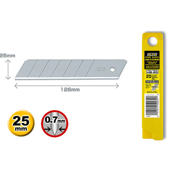 Olfa profesionalni nožić 25mm HB-20