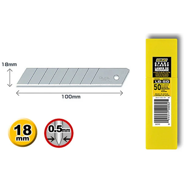 Olfa profesionalni nožić 18mm LB-50 Olfa profesionalni nožić 18mm LB-50