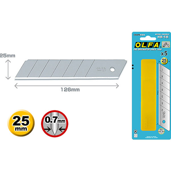 Olfa profesionalni nožić 25mm HB-5B Olfa profesionalni nožić 25mm HB-5B