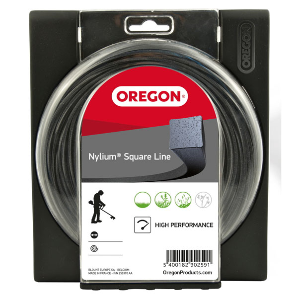 Oregon silk za trimer Square Nylium 3.0mm x 40m 109522E