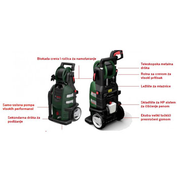 Bosch perač pod visokim pritiskom AdvancedAquatak 150 06008A7700 Bosch perač pod visokim pritiskom AdvancedAquatak 150 06008A7700