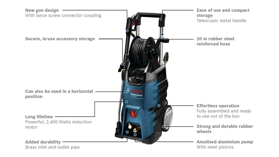 Bosch perač pod visokim pritiskom GHP 5-65 X Professional 0600910600 Bosch perač pod visokim pritiskom GHP 5-65 X Professional 0600910600