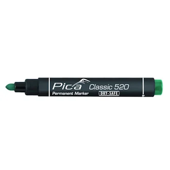 Pica permanent marker Classic zeleni okrugli set 5/1 PC520/36