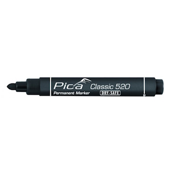 Pica permanent marker Classic crni okrugli set 5/1 PC520/46 Pica permanent marker Classic crni okrugli set 5/1 PC520/46
