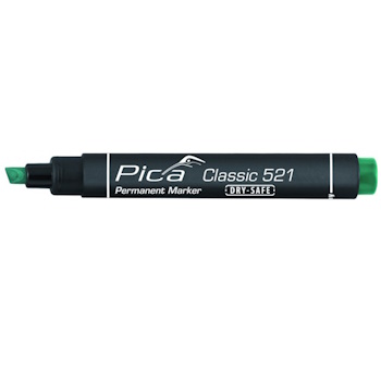 Pica permanent marker Classic zeleni kosi set 5/1 PC521/36 Pica permanent marker Classic zeleni kosi set 5/1 PC521/36
