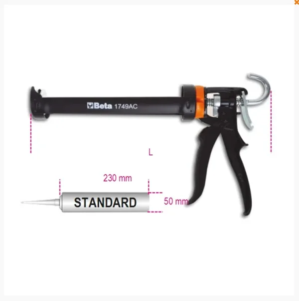 Beta pištolj za hemijska veziva 1749AC Beta pištolj za hemijska veziva 1749AC