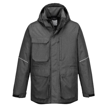 Portwest Parka zaštitna jakna melirana siva KX360 Portwest Parka zaštitna jakna melirana siva KX360