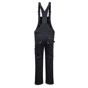 Portwest radne pantalone sa tregerima PW3 PW346 crne-2