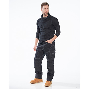 Portwest radne pantalone PW3 T601 crne-2