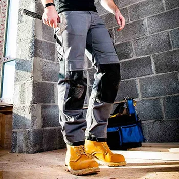 Portwest radne pantalone PW3 T601 sivo/crne-2