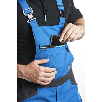 Portwest radne pantalone sa tregerima WX3 T704 persijsko plave Portwest radne pantalone sa tregerima WX3 T704 persijsko plave