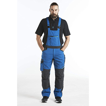 Portwest radne pantalone sa tregerima WX3 T704 persijsko plave-5