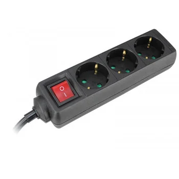 Commel produžni kabl sa sklopkom dužine 1.4 m sa 3 utičnice H05VV-F 3G1 C232-324 Commel produžni kabl sa sklopkom dužine 1.4 m sa 3 utičnice H05VV-F 3G1 C232-324