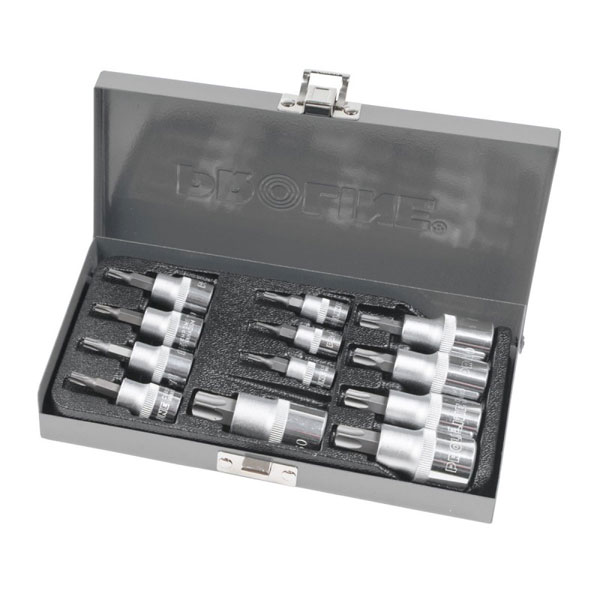 Proline set nasadnih TORX ključeva T8-T60 12-delni PR 18712 Proline set nasadnih TORX ključeva T8-T60 12-delni PR 18712