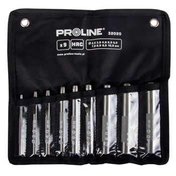 Proline set zumbi za bušenje rupa 2.5-10.0mm 9-delni PR 32020 Proline set zumbi za bušenje rupa 2.5-10.0mm 9-delni PR 32020