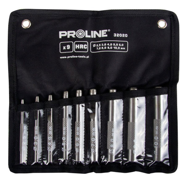 Proline set zumbi za bušenje rupa 2.5-10.0mm 9-delni PR 32020 Proline set zumbi za bušenje rupa 2.5-10.0mm 9-delni PR 32020
