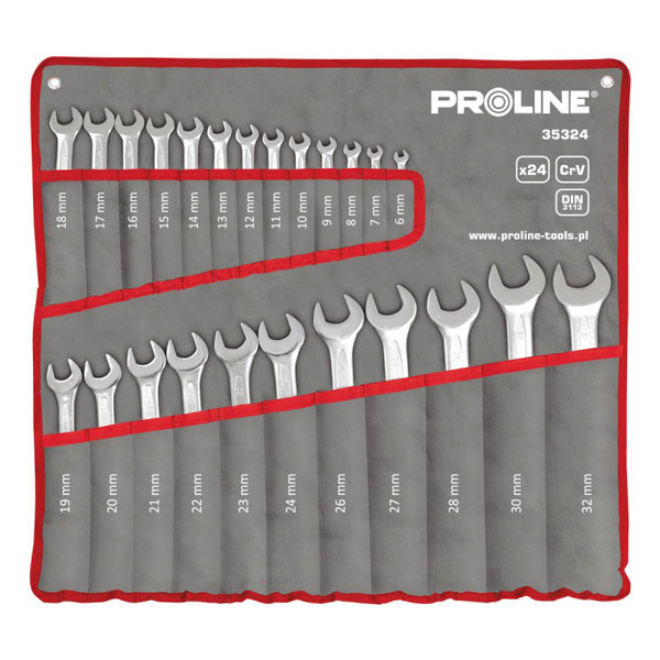 Proline set viljuškastih ključeva 6-32mm 24-delni PR 35324 Proline set viljuškastih ključeva 6-32mm 24-delni PR 35324