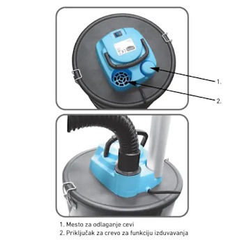 Prosto usisivač za pepeo 1000W 15l UP7110-15 Prosto usisivač za pepeo 1000W 15l UP7110-15