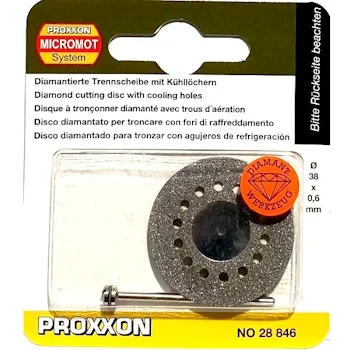 Proxxon dijamantska rezna ploča sa rupicama 38mm P28846 Proxxon dijamantska rezna ploča sa rupicama 38mm P28846