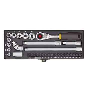 Proxxon garnitura nasadnih ključeva sa magnetom 1/4 Proxxon garnitura nasadnih ključeva sa magnetom 1/4