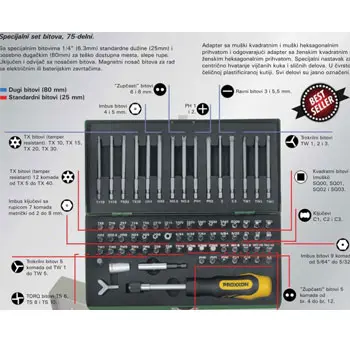 Proxxon set bitova 75/1 P23107-1