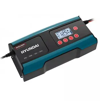 Hyundai HY-1510 pametni punjač akumulatora 12V/24V – 15A, automatski, 9-stepeni režim Hyundai HY-1510 pametni punjač akumulatora 12V/24V – 15A, automatski, 9-stepeni režim