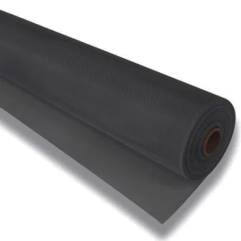 PVC mreža za komarce galvanizovana 1.0 x 25m 1.8x1.8mm Siva