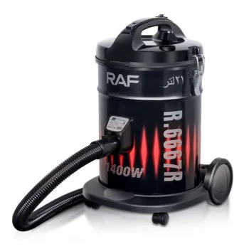 Raf usisivač 21L 1400W crno crveni R.6667R-1