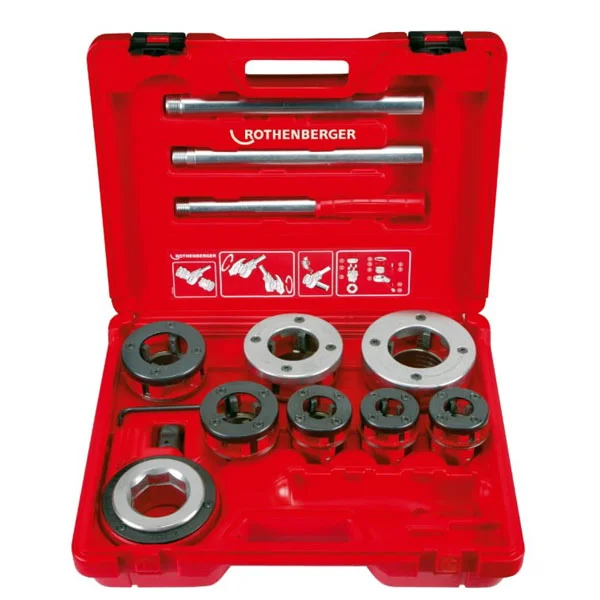 Rothenberger nareznica sa račnom u setu 1/2-3/4-1-1.1/4-1.1/2-2 Rothenberger nareznica sa račnom u setu 1/2-3/4-1-1.1/4-1.1/2-2