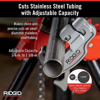 Ridgid rezač nerđajućih čeličnih cevi Ø6-35mm 35-S 29963 Ridgid rezač nerđajućih čeličnih cevi Ø6-35mm 35-S 29963