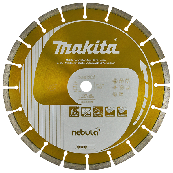 Makita dijamantska rezna ploča Nebula 300mm B-54031