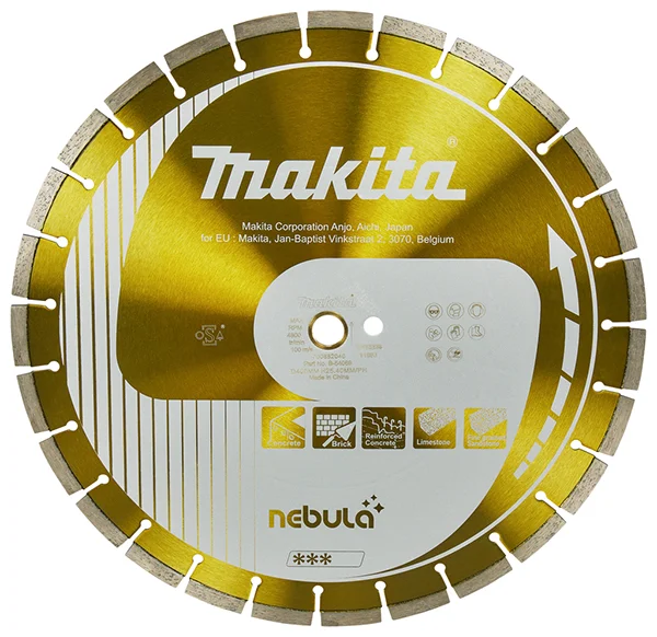 Makita dijamantska rezna ploča Nebula 400mm B-54069 Makita dijamantska rezna ploča Nebula 400mm B-54069