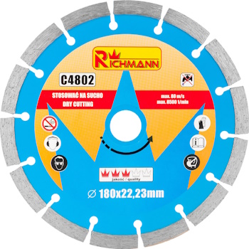 Richmann dijamantski disk Segment 180mm C4802 Richmann dijamantski disk Segment 180mm C4802