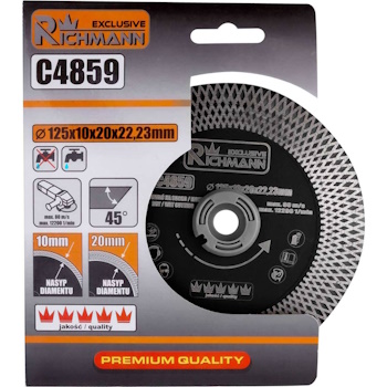 Richmann dijamantski disk za sečenje i gerovanje 125x1.3mm C4859 Richmann dijamantski disk za sečenje i gerovanje 125x1.3mm C4859
