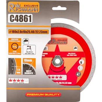 Richmann dijamantski disk RIM 180x2x25.4/22.23mm C4861-1