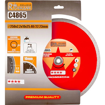 Richmann dijamantski disk THIN 250x2.2x25.4/22.2mm Richmann dijamantski disk THIN 250x2.2x25.4/22.2mm