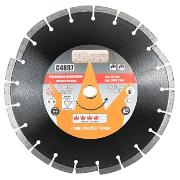 Richmann dijamantski disk za asfalt 300x25.4mm C4897 Richmann dijamantski disk za asfalt 300x25.4mm C4897