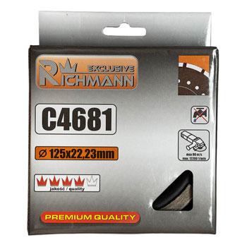 Richmann brusni dijamant disk cup segment 125mm C4681 Richmann brusni dijamant disk cup segment 125mm C4681