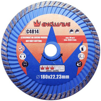 Richmann disk za mokro suvo sečenje,beton 180mm C4814 Richmann disk za mokro suvo sečenje,beton 180mm C4814