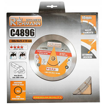 Richmann Corona DIAMONT DISC 400×25,4mm disk za beton 10mm C4896-1