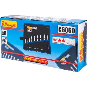 Richmann garnitura cevastih ključeva 6-22mm 8/1 C6060-4