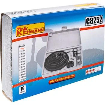 Richmann krune za drvo 19-127mm set 16/1 C8252 Richmann krune za drvo 19-127mm set 16/1 C8252