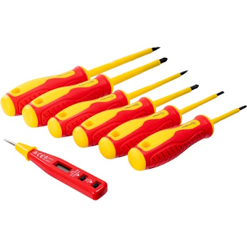 Richmann odvijači izolovani set 6/1+ tester EN60900 C5302 Richmann odvijači izolovani set 6/1+ tester EN60900 C5302